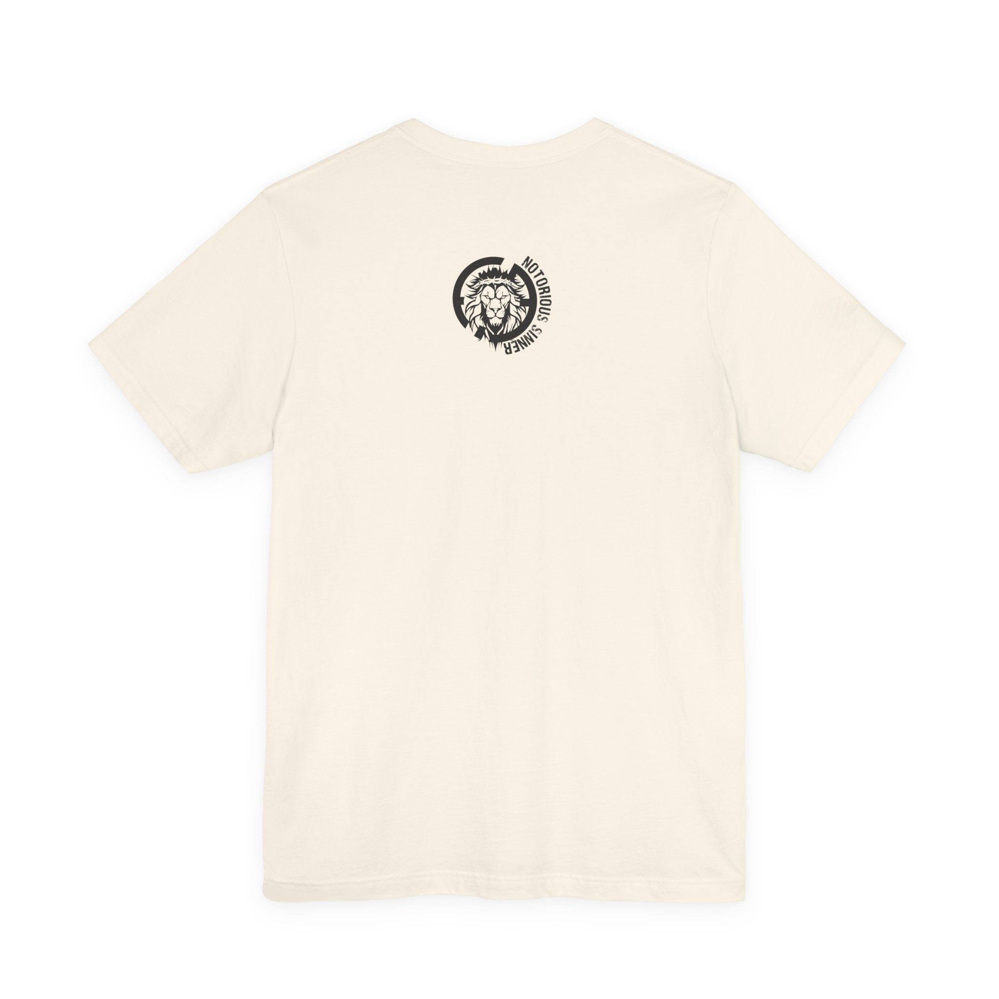 Sinner = Saved T‑Shirt — Notorious Sinner Christian Faith Tee