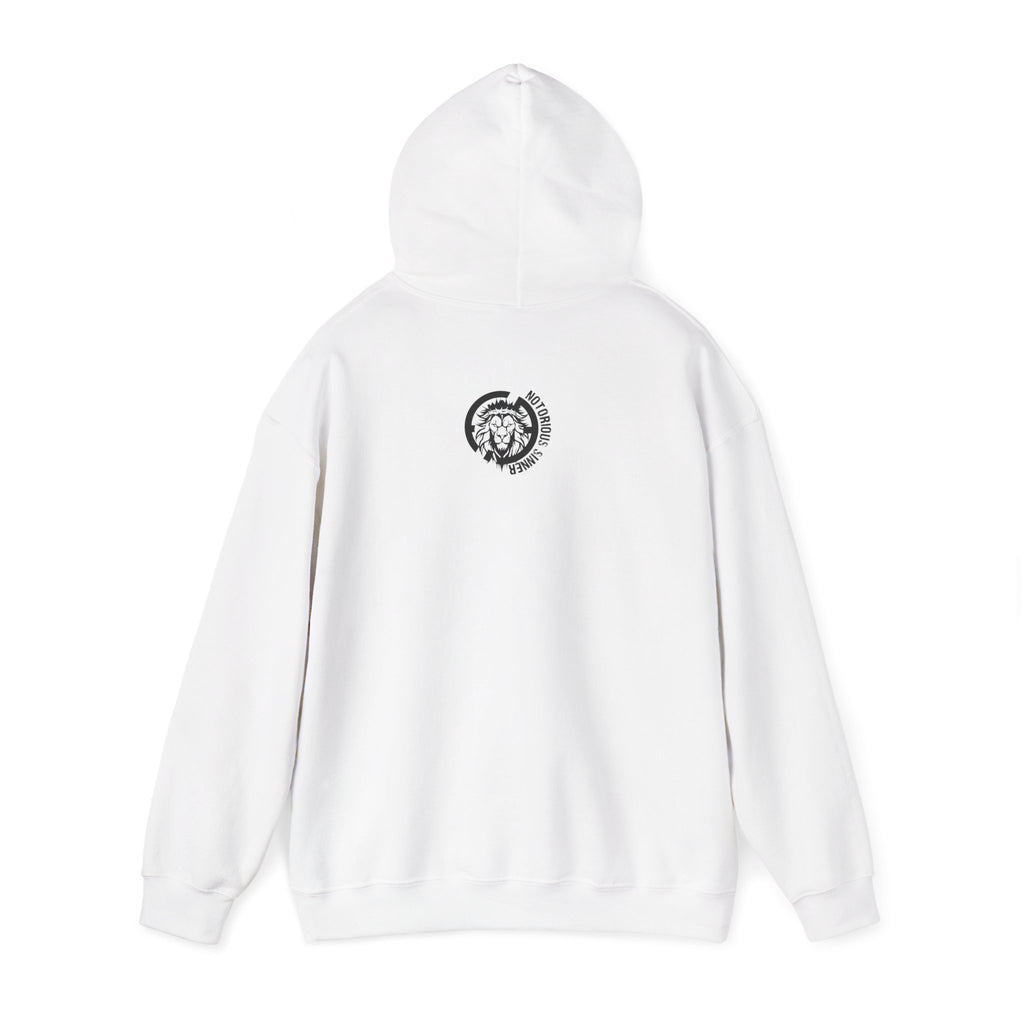 Sinner = Saved Hoodie – Minimal Faith Graphic Pullover