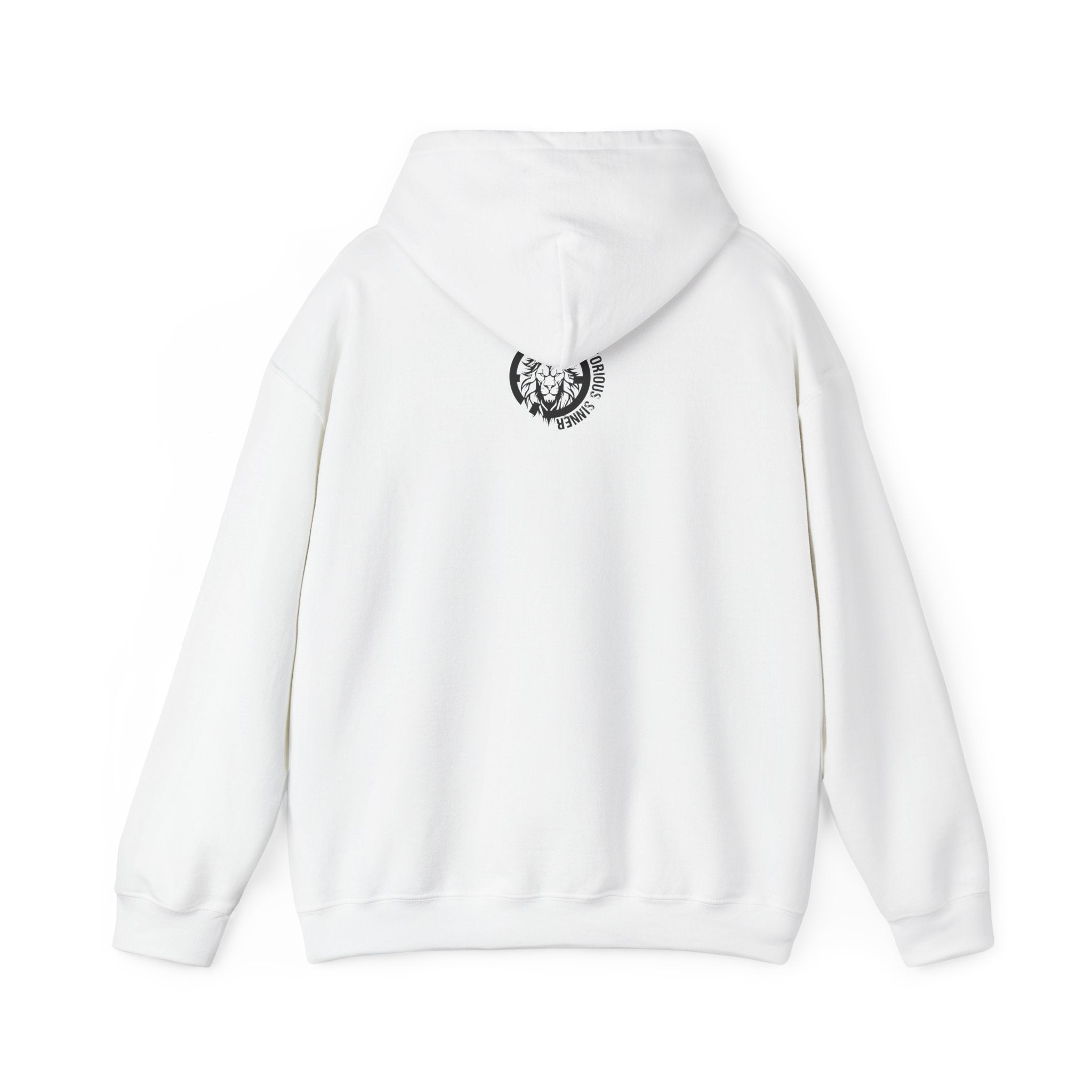 Sinner = Saved Hoodie – Minimal Faith Graphic Pullover